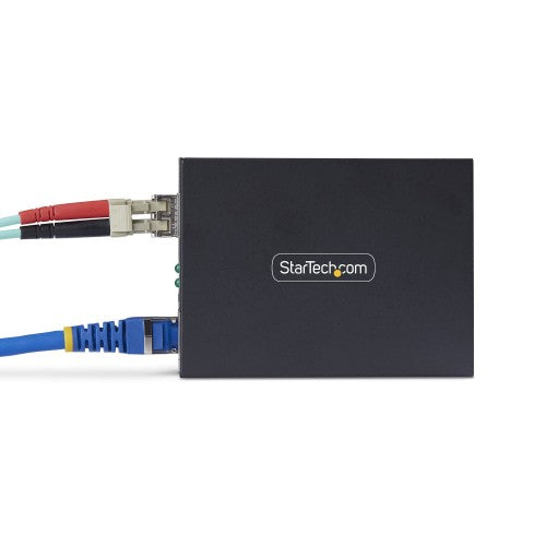 StarTech.com MCM1110SMLC40 network media converter 2000 Mbit/s 1310 nm Single-mode Black