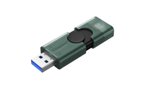 Kingston Technology DataTraveler DuoG2 USB flash drive 256 GB USB Type-A / USB Type-C 3.2 Gen 1 (3.1 Gen 1) Black, Green
