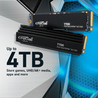 Crucial T700 4 TB M.2 PCI Express 5.0 NVMe