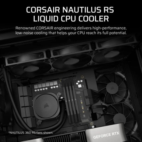 Corsair Nautilus 240 RS Motherboard All-in-one liquid cooler Black