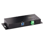 StarTech.com 5G4AINDNP-USB-A-HUB interface hub USB 3.2 Gen 1 (3.1 Gen 1) Type-B 5000 Mbit/s Black