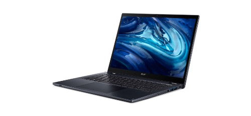 Acer TravelMate TMP414RN-52-711D Intel® Core™ i7 i7-1260P Hybrid (2-in-1) 14" Touchscreen WUXGA 16 GB DDR4-SDRAM 512 GB SSD Wi-Fi 6E (802.11ax) Windows 10 Pro Blue