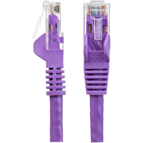 StarTech.com N6PATCH25PL networking cable Purple 300" (7.62 m) Cat6 U/UTP (UTP)