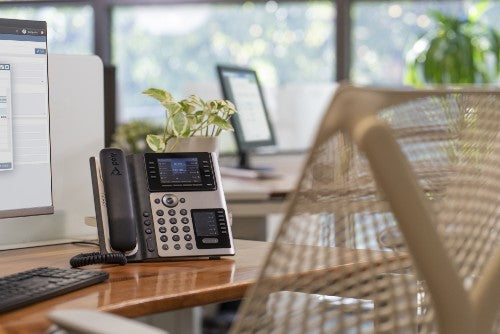 HP Poly Edge E450 IP Phone and PoE-enabled