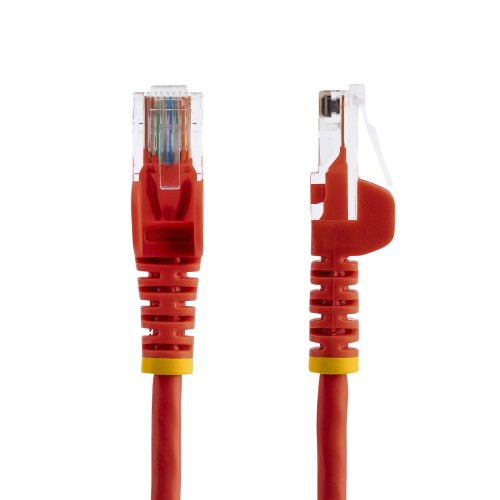 StarTech.com 50 ft Red Snagless Category 5e (350 MHz) UTP Patch Cable networking cable 600" (15.2 m)