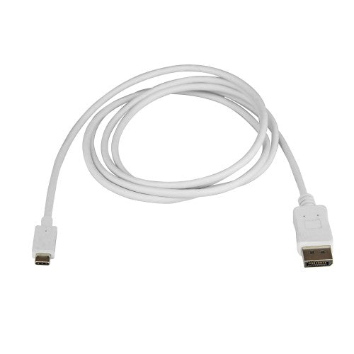 StarTech.com CDP2DPMM6W video cable adapter 70.9" (1.8 m) USB Type-C DisplayPort White