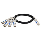 AddOn Networks CAB-D-4Q-400G-1M-AO InfiniBand/fibre optic cable 39.4" (1 m) 4xQSFP56 Black, Silver