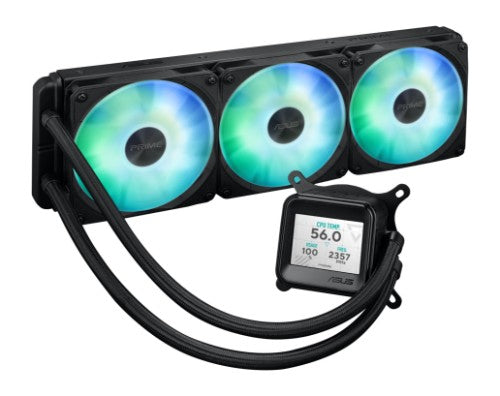 ASUS Prime LC 360 ARGB LCD Processor All-in-one liquid cooler 4.72" (12 cm) Black