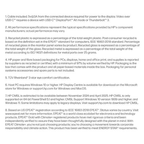 HP Series 5 Pro 14 inch WQXGA Portable Monitor - 514pn