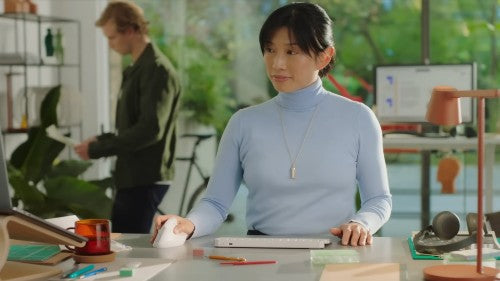 Logitech 910-006467 mouse Office Left-hand RF Wireless + Bluetooth Optical 4000 DPI