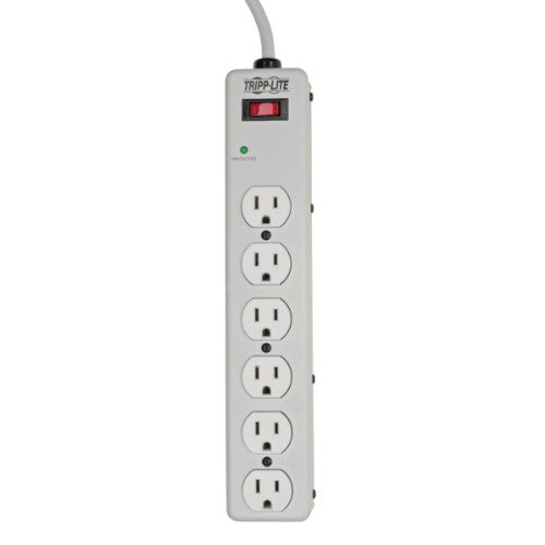 Tripp Lite TLM606HJ surge protector Gray 6 AC outlet(s) 120 V 70.9" (1.8 m)