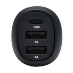Tripp Lite U280-C03-36W-1B mobile device charger Universal Black Cigar lighter Fast charging Auto