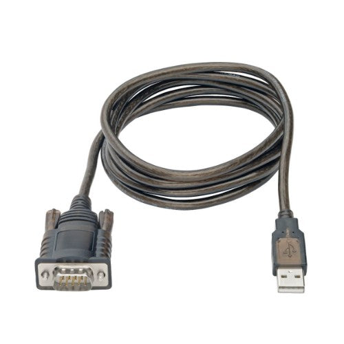 Tripp Lite U209-005-COM serial cable Black 59.8" (1.52 m) USB Type-A DB-9