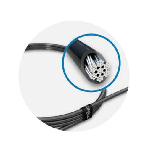 Kensington Slim N17 Serialized Combination Laptop Lock for Wedge-Shaped Slots 25-Pack