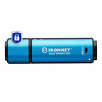 Kingston Technology IronKey Vault Privacy 50 USB flash drive 64 GB USB Type-C 3.2 Gen 1 (3.1 Gen 1) Black, Blue