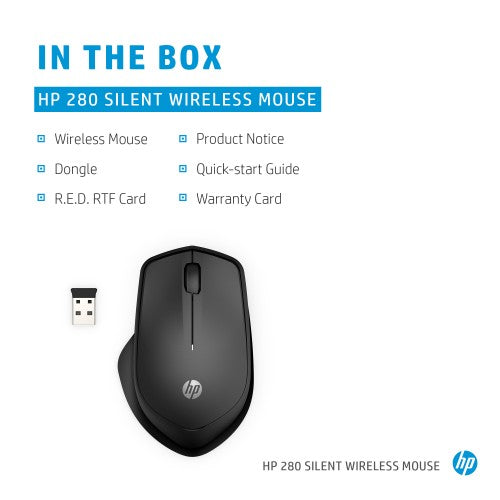 HP 280 Silent Wireless Mouse