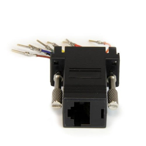 StarTech.com GC98MF cable gender changer DB-9 RJ-45 Black