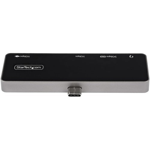 StarTech.com DKT30ICHPD laptop dock/port replicator Wired USB 3.2 Gen 1 (3.1 Gen 1) Type-C Black, Silver