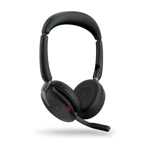Jabra Evolve2 65 Flex Headset Wireless Head-band Office/Call center USB Type-A Bluetooth Charging stand