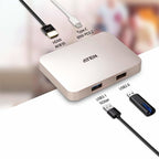 ATEN UH3235 USB 2.0 Type-C Rose Gold