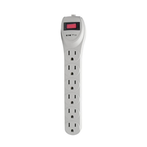 Tripp Lite TLP602 surge protector Gray 6 AC outlet(s) 120 V 24" (0.61 m)