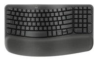 Logitech Wave Keys keyboard Universal RF Wireless + Bluetooth QWERTY English Graphite