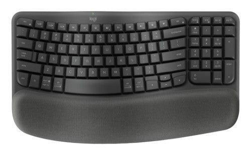 Logitech Wave Keys keyboard Universal RF Wireless + Bluetooth QWERTY English Graphite