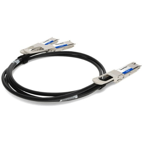 AddOn Networks DAC-Q56DD-2Q56-1M-AO InfiniBand/fibre optic cable 39.4" (1 m) QSFP-DD 2x QSFP56 Black, Metallic