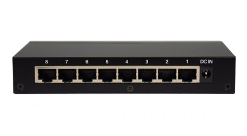 Amer Networks SG8D network switch Unmanaged Gigabit Ethernet (10/100/1000) Black