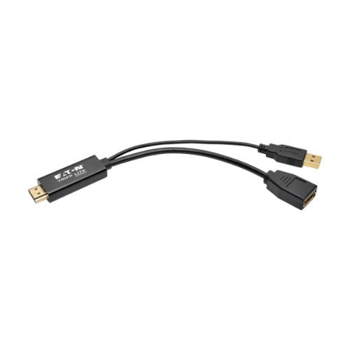Tripp Lite P130-06N-DP-V2 video cable adapter 5.91" (0.15 m) HDMI DisplayPort Black