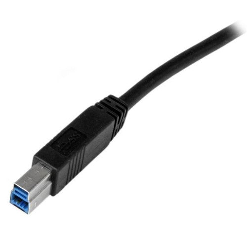 StarTech.com USB3CAB2M USB cable USB 3.2 Gen 1 (3.1 Gen 1) 78.7" (2 m) USB A USB B Black