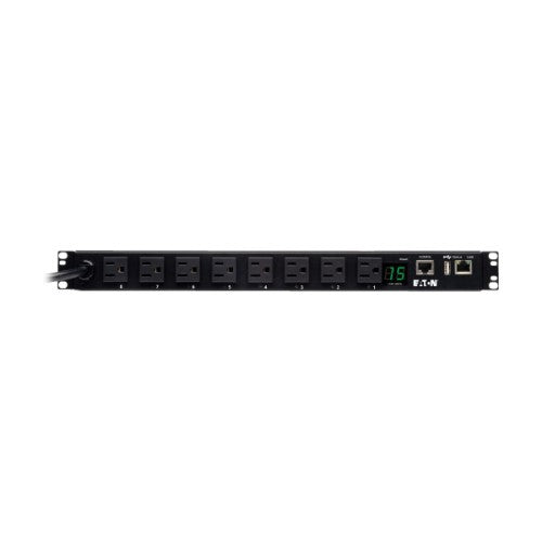 Tripp Lite PDUMH15NET2LX power distribution unit (PDU) 8 AC outlet(s) 1U Black