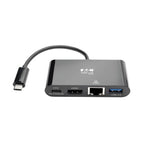 Tripp Lite U444-06N-H4GUBC laptop dock/port replicator USB 3.2 Gen 2 (3.1 Gen 2) Type-C Black