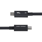 StarTech.com TBLT5MM1M240W Thunderbolt cable 39.4" (1 m) 80 Gbit/s Black