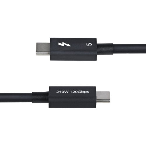 StarTech.com TBLT5MM80CM240W Thunderbolt cable 31.5" (0.8 m) 80 Gbit/s Black
