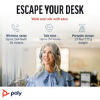 HP Poly Voyager 4310 UC Monaural Headset +BT700 USB-A Adapter +Charging Stand