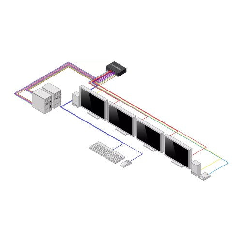 StarTech.com CK4-PM202C KVM switch Black