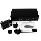 StarTech.com SV431DPUA KVM switch Black