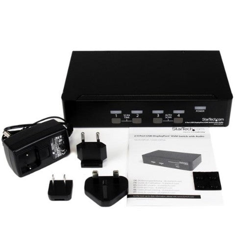 StarTech.com SV431DPUA KVM switch Black