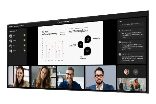 Samsung LH105QPD5BGXZA signage display 105" Wi-Fi 500 cd/m² 5K Ultra HD Black Tizen 7.0 24/7