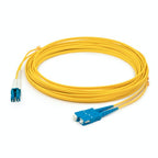 AddOn Networks ADD-SC-LC-99M9SMFLZ InfiniBand/fibre optic cable 3897.6" (99 m) OFNG Yellow