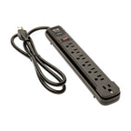 Tripp Lite TLP74RB surge protector Black 7 AC outlet(s) 120 V 48" (1.22 m)