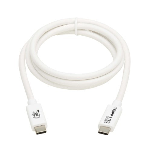 Tripp Lite U521-1P0M-WH USB cable USB4 Gen 2x2 39.4" (1 m) USB C White
