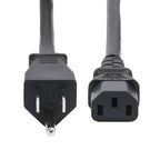 StarTech.com 271B-6800-POWER-CORD power cable Black 94.5" (2.4 m) NEMA 5-15P C13 coupler