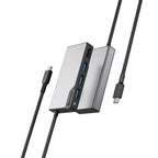 ALOGIC UCFUHDV2-SGR laptop dock/port replicator USB 3.2 Gen 1 (3.1 Gen 1) Type-C Black, Gray