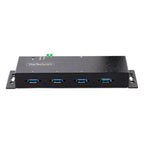 StarTech.com ST4300USBM interface hub USB 3.2 Gen 1 (3.1 Gen 1) Type-B 5000 Mbit/s Black