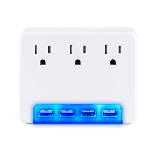 CyberPower P3WUH surge protector White 3 AC outlet(s) 125 V