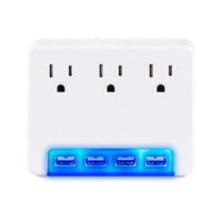 CyberPower P3WUH surge protector White 3 AC outlet(s) 125 V