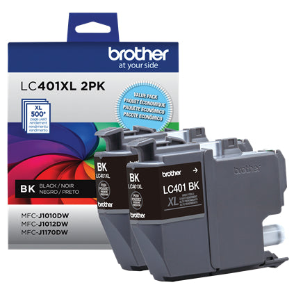 Brother LC401XL2PKS ink cartridge 1 pc(s) Original High (XL) Yield Black