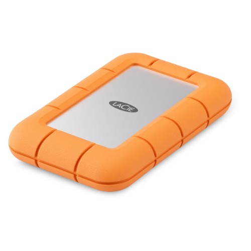 LaCie STND1000400 external hard drive 1 TB USB Type-C 3.2 Gen 1 (3.1 Gen 1) Gray, Orange